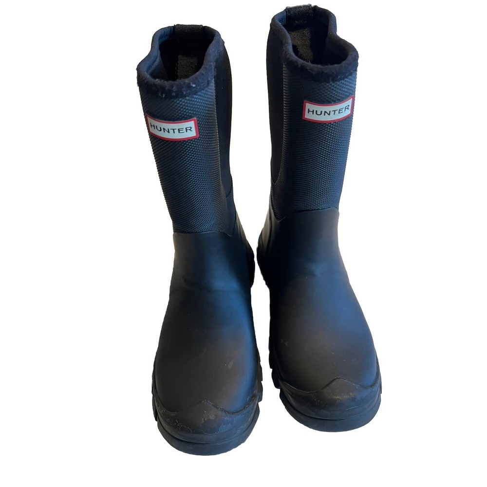 hunter girls BK FIELD HYBRID‎ BOOT  rain boots black size UK 1, US 2 B/3G EU 33